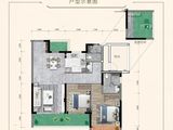 龙光玖悦臺_3室2厅2卫 建面99平米