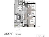越秀滨江星航TOD_4室2厅2卫 建面101平米