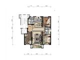 新湖蒲堤春晓_3室2厅2卫 建面113平米
