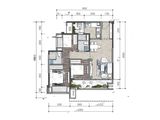 融创晓风澜庭_3室2厅2卫 建面99平米