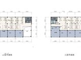 辽宁一方天年医疗大数据产业园_4号楼二三层平面图 建面1平米