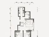 桐成府_2室2厅1卫 建面90平米