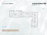 中新锦绣天地｜创想ONE+_22#6层商铺/公寓平面户型 建面30平米