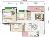悦溪雅苑_3室2厅2卫 建面107平米
