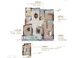 中丞明湖原著_3室2厅2卫 建面127平米