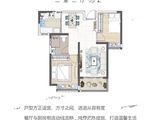 荆门恒大云湖上苑_2室2厅1卫 建面83平米