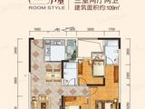 华铭园_3室2厅2卫 建面109平米