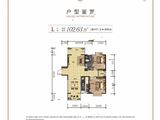 景祥君悦_2室2厅1卫 建面102平米