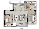 中建颐璟臺_3室2厅2卫 建面99平米