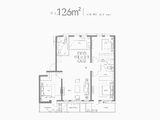 中德绿色恬园_3室2厅2卫 建面126平米