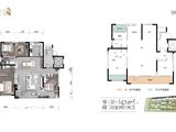 中海华樾_4室2厅2卫 建面143平米