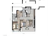 长住秋时皓月府_3室2厅2卫 建面102平米