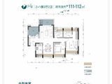 航城山海荟_3室2厅2卫 建面111平米
