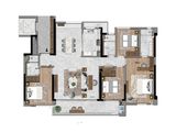 建发玺云_4室2厅3卫 建面180平米