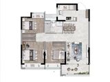钱江大家文澜府_3室2厅1卫 建面89平米