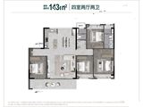 龙湖九里璟园_4室2厅2卫 建面143平米