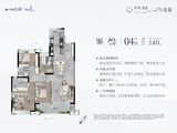 保利天汇_4室2厅2卫 建面140平米