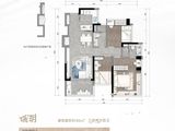 松湖瑞府_3室2厅2卫 建面85平米