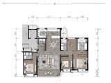武汉城建融创｜云起府_4室2厅3卫 建面190平米