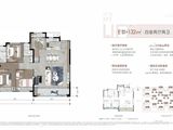 港悦城嘉悦_4室2厅2卫 建面132平米
