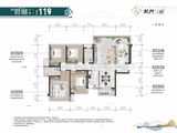 麒麟天樾_4室2厅2卫 建面119平米