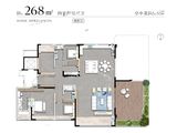 金鹏云境_4室2厅3卫 建面265平米